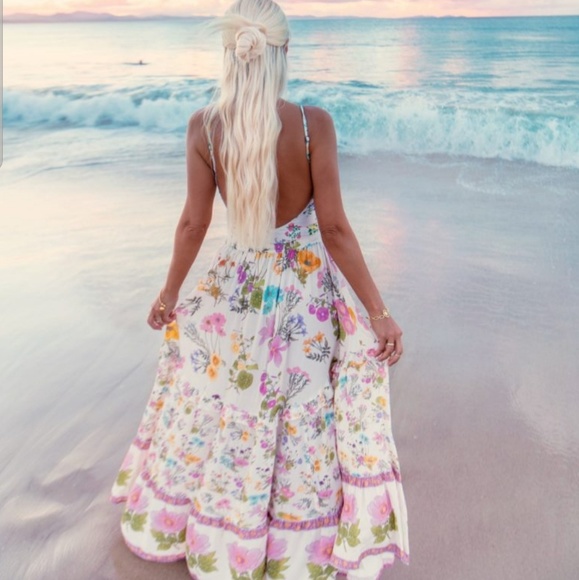 wild bloom maxi skirt spell